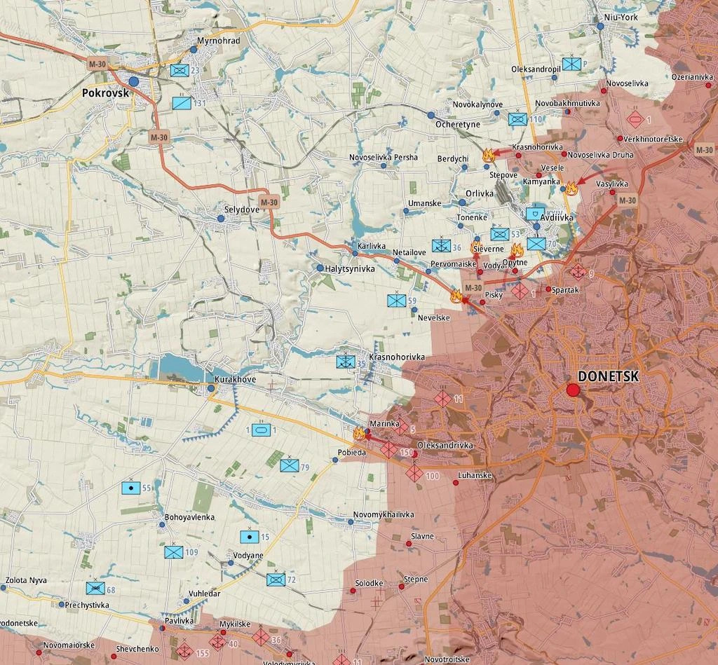 Russia's advance in Maryinka. Ukraine's Donbass frontline update.